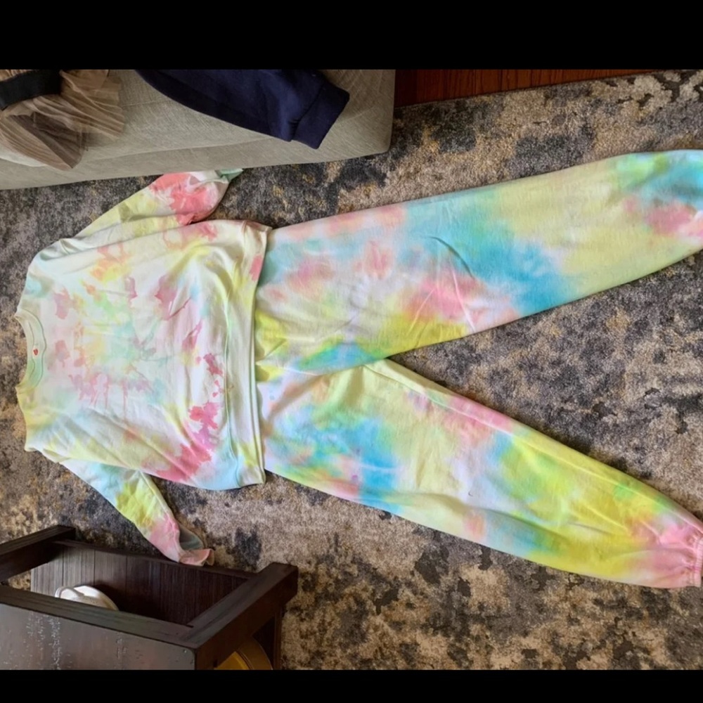 Handmade plus size tie dye set